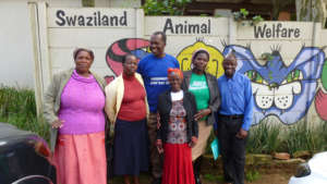 Community participants visiting SAWS after radio