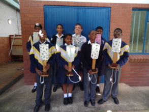 Junior Vocational Group: Proud of their lamps