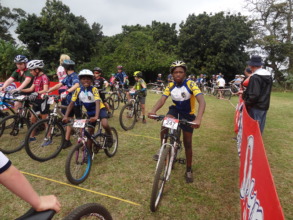 Waiting to start racing