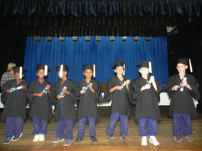 Grade R learners graduating to go to "big school"