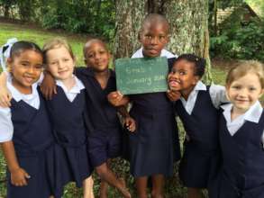 First day Grade 1 learners