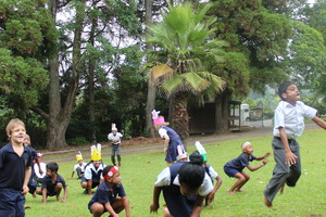 Easter Egg hunt - bunny hop competition
