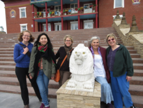 Buddhist temple in Siberia (White Lion presence)!