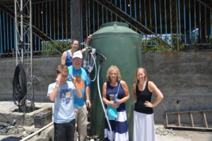 Purifier installed in St. Louis De Nord, Haiti.