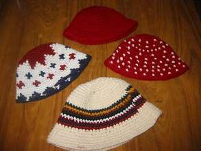 Hats Produced on a Foot-Loom