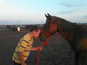 Pilot and Tanner at first foster home