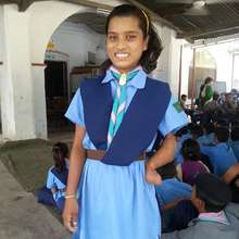 Chandni attending mainstream school