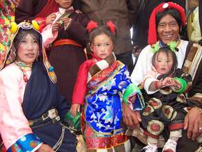 Village leader's family