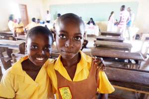 two students post-vaccination