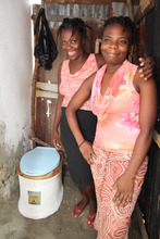 EkoLakay customers in Cap-Haitien, Haiti