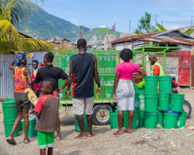 EkoLakay collection during flooding