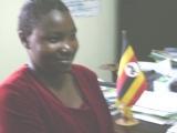 Mercy Atoo at the Headmasters' office of Mashariki High School K