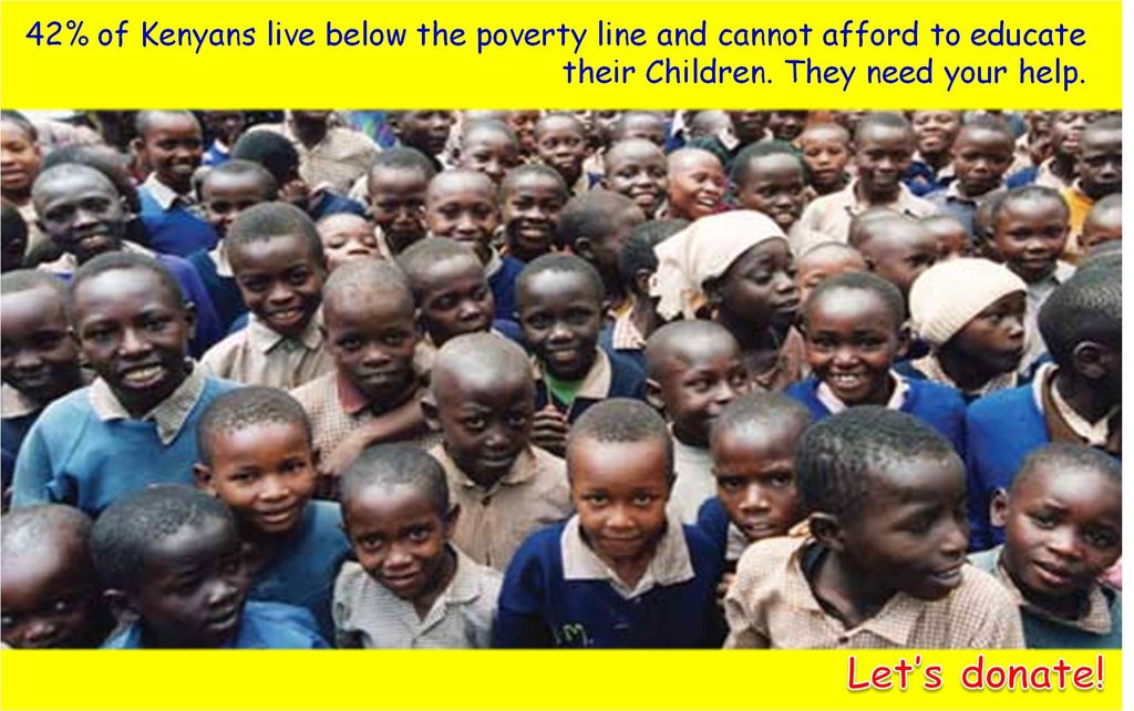 Educate slum child in Kenya