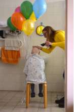 Saying goodbye to your hair celebration