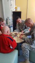 Meeting with NATO soldiers