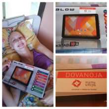 Austeja get tablet from her fairy