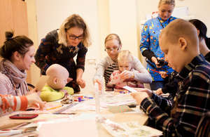Squash book making session