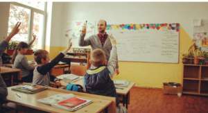 Daniel in the classroom