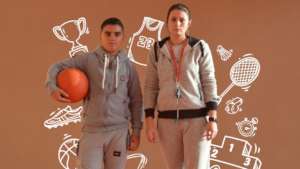 Tzvetelina and the future sportist.