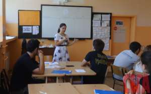 Gabriela and her class