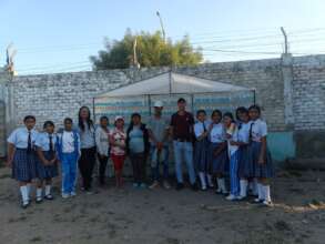 Cinthya, students & allies