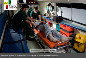 Inside the Aman Ambulance