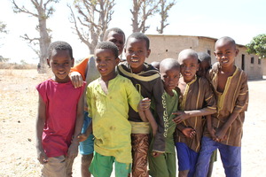 Excited Kids from the Community
