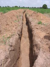 200m Trench for Water Dug by Community