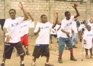 Dancing at the IPVRC rehabilitation home