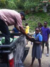 School supplies for children in Jeremie