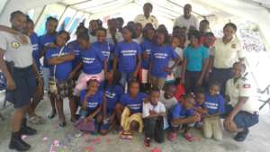 First ever - Haiti Police Summer Camp!