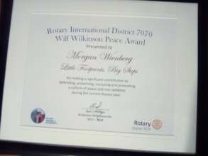 Rotary International Peace Award