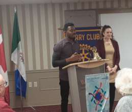 Sharing at Rotary Clubs