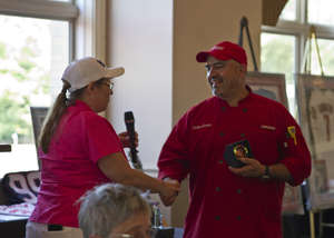 The Longhorn Team golfed & then cooked for 100+!