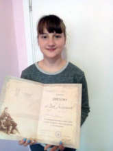 Djurdjina, a proud recipient of the highest award