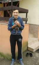 Nemanja and his cat Cicmil