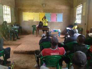 Gladys leading a session on effects of FGM