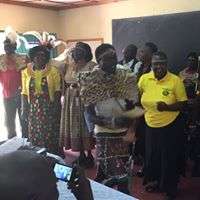 Gladys with clan elders in West Pokot to EndFGM