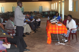 A participant engaging with HFAW facilitators