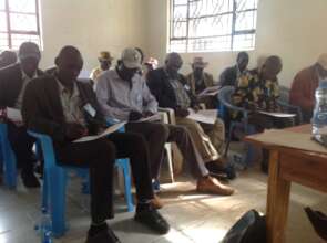 Men actively participate in the anti-FGM training.