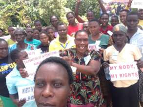 Women advocating for their rights
