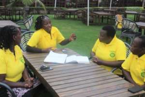 HFAW Team and representative of CHHRP strategizing