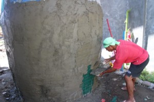 Installing another rainwater harvester