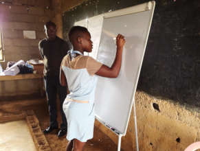 Alida in our Tutoring Program in 2017