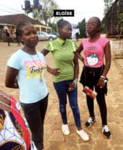 Eloise with classmates last November 2019