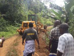 Roadwork started. Thanks for all your donation