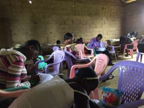 Girls enjoyed journals first thing every morning.