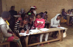 Learning is happening to our girls in class.