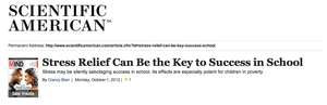 Stress Relief Can Be The Key To Success At School
