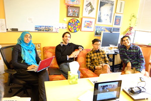 Changemakers staff at DSO design presentation